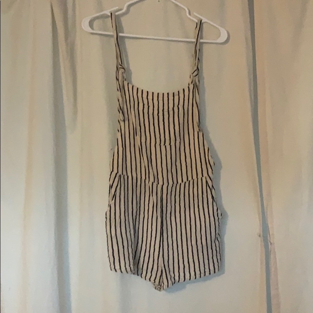 BILLABONG STRIPED OVERALLS